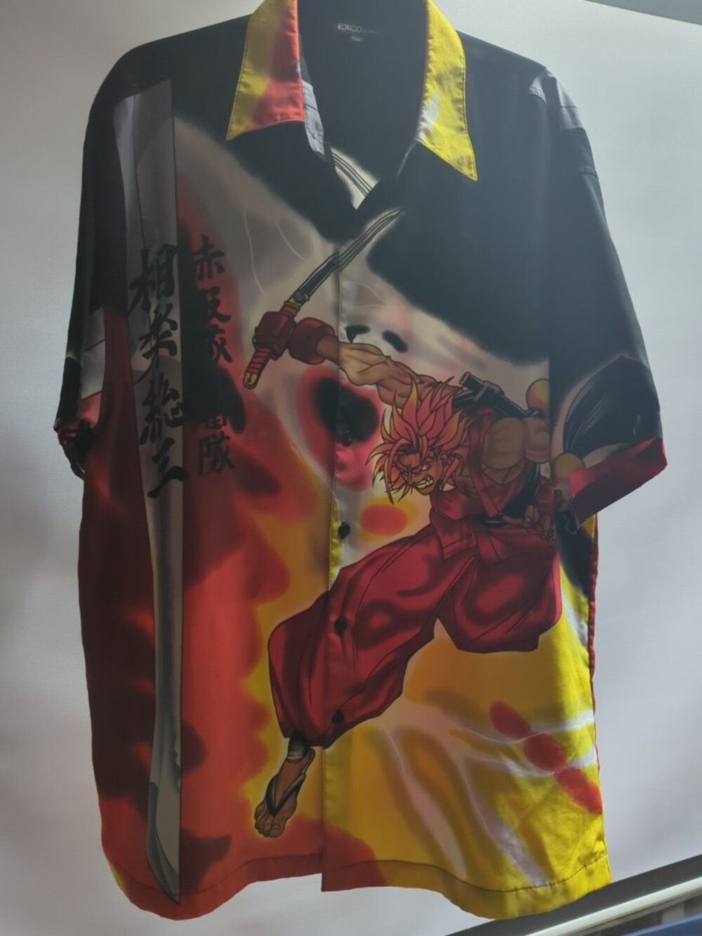 Vintage y2k anime shirt exco jeans size Large Oversized Ricky Trailer Park Boys